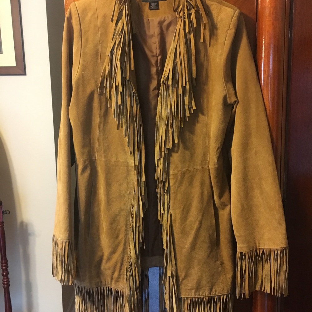 Misdemeanor suede coat.